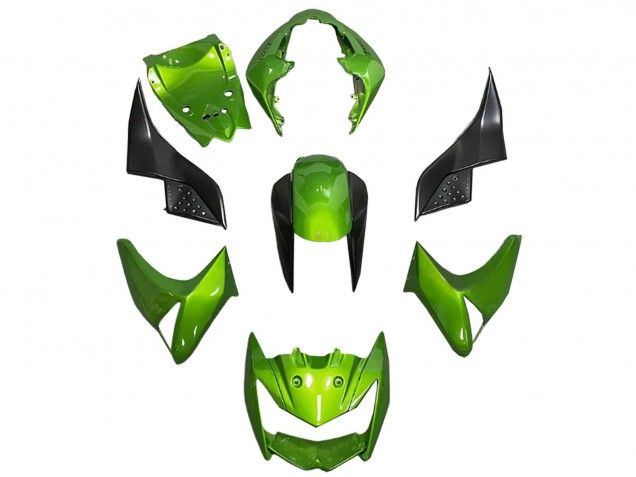2003-2006 Green Glossy Black Kawasaki Z1000 Motorcycle Fairing Australia