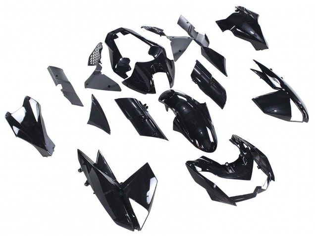 2010-2013 Glossy Black Kawasaki Z1000 Motorcycle Fairings Australia