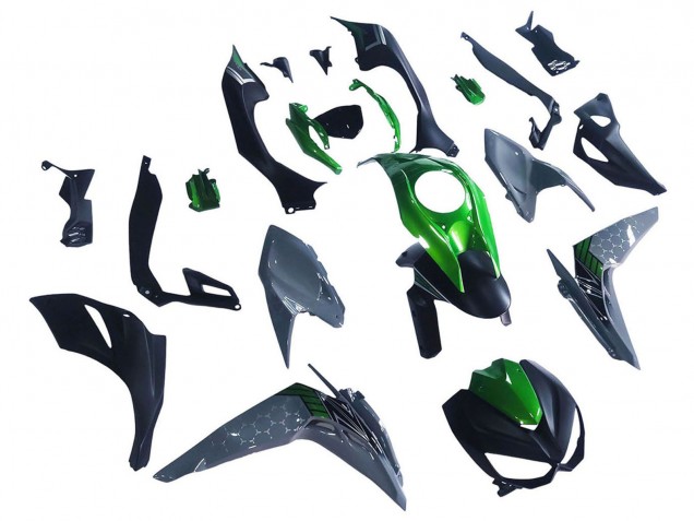 2014-2019 Black Green Grey Kawasaki Z1000 Motorcycle Fairings Australia