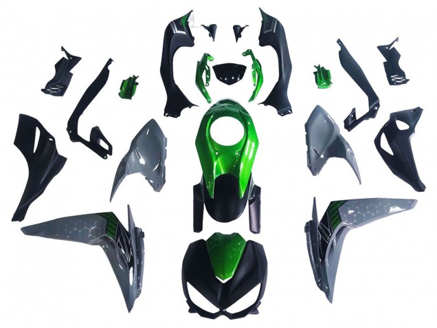 2014-2019 Black Green Grey Kawasaki Z1000 Motorcycle Fairings Australia