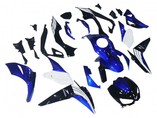 2014-2019 White Blue Black Kawasaki Z1000 Motorcycle Fairings Australia
