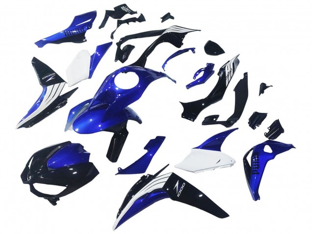2014-2019 White Blue Black Kawasaki Z1000 Motorcycle Fairings Australia