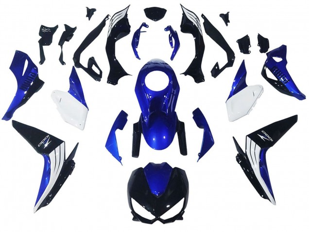 2014-2019 White Blue Black Kawasaki Z1000 Motorcycle Fairings Australia