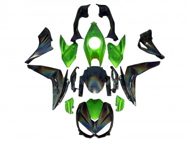 2014-2019 Green Rainbow Kawasaki Z1000 Motorcycle Fairings Australia