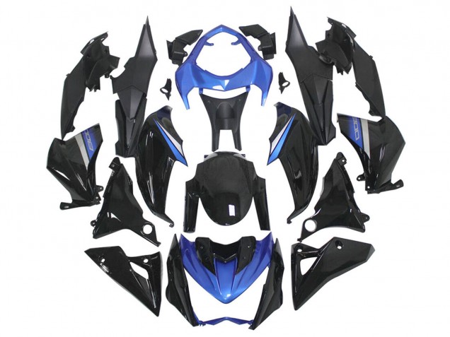 2014-2019 Blue Glossy Black Kawasaki Z1000 Motorcycle Fairings Australia