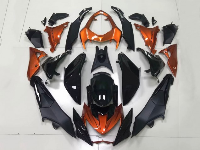 2014-2019 Orange Glossy Black Matte Black Kawasaki Z1000 Motorcycle Fairings Australia