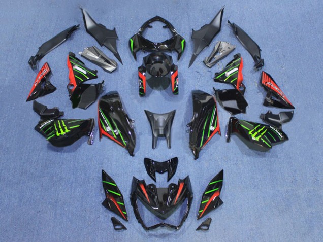 2013-2018 Black Red Green Kawasaki Z800 Motorcycle Fairings Australia