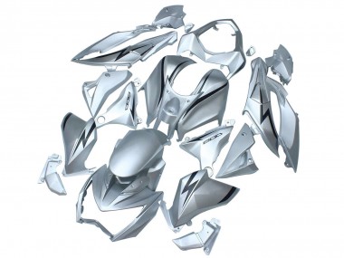 2013-2018 Matte Silver Kawasaki Z800 Motorcycle Fairings Australia