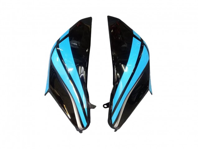 2013-2018 Light Blue Glossy Black Kawasaki Z800 Motorcycle Fairings Australia