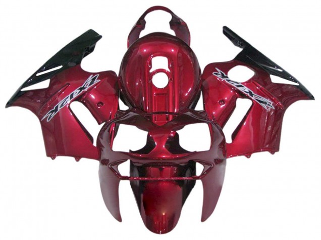 2002-2006 Candy Red Black Kawasaki ZX12R Motorcycle Fairings Australia