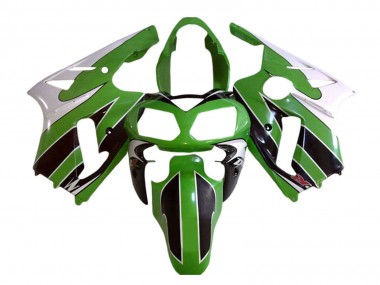 2002-2006 White Green Black Kawasaki ZX12R Motorcycle Fairings Australia