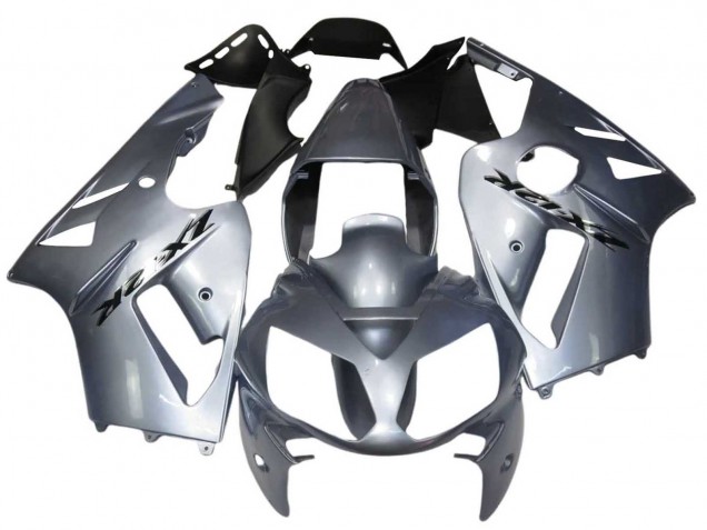 2002-2006 Silver Kawasaki ZX12R Motorcycle Fairings Australia