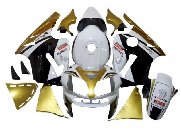 2002-2006 White Gold Black Red Denso Kawasaki ZX12R Motorcycle Fairings Australia