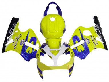 2002-2006 Yellow White Blue Corona Extra Kawasaki ZX12R Motorcycle Fairings Australia