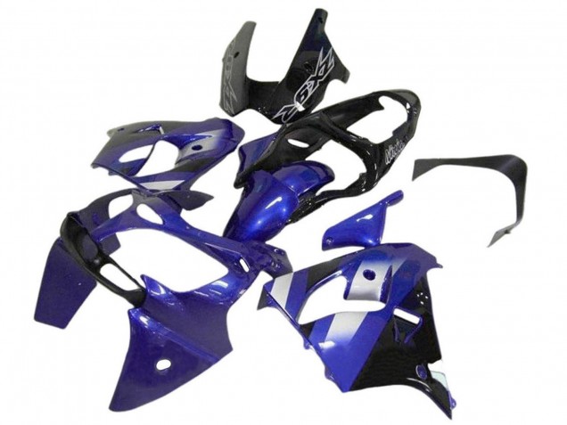 2002-2006 Blue White Black Kawasaki ZX12R Motorcycle Fairings Australia