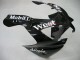 2000-2001 Glossy Black White West Kawasaki ZX9R Motorcycle Fairings Australia