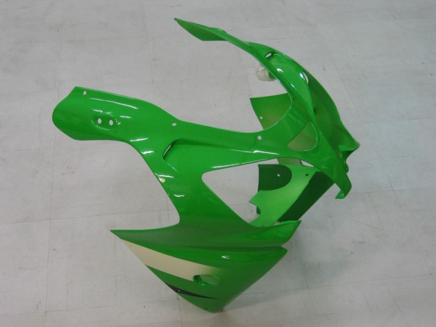 2000-2001 Green Silver Black Kawasaki ZX9R Motorcycle Fairings Australia