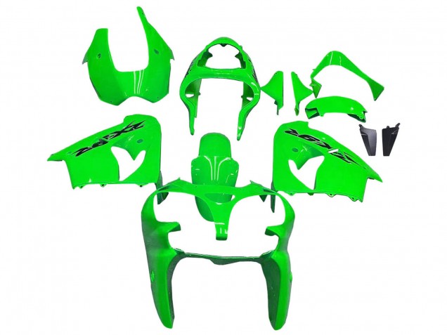 2000-2001 Green Kawasaki ZX9R Motorcycle Fairings Australia