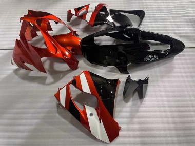 2002-2003 Red White Glossy Black Kawasaki ZX9R Motorcycle Fairings Australia