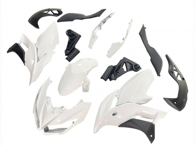2015-2021 White Matte Black Kawasaki Versys 650 Motorcycle Fairings Australia