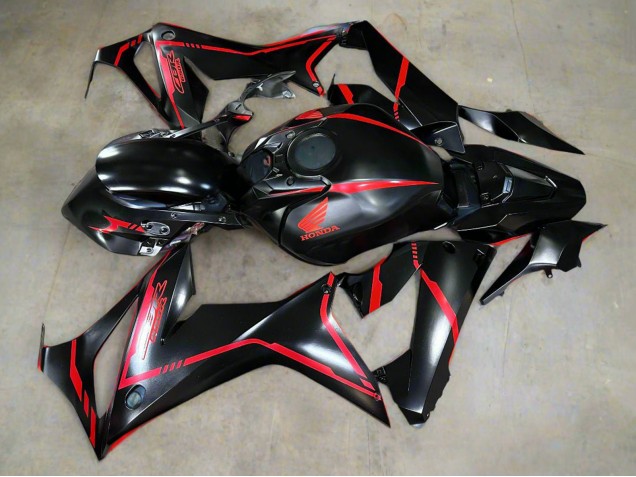 2019-2020 Glossy Black Red Stripe Honda CBR650R Motorcycle Fairings Australia