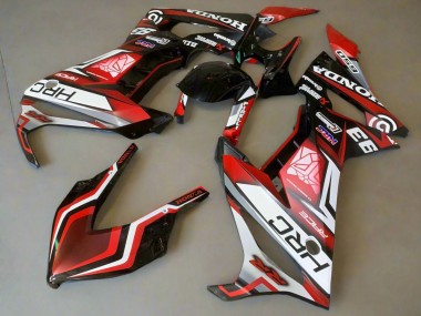 2019-2020 White Red Glossy Black HRC Honda CBR650R Motorcycle Fairings Australia