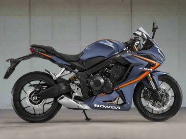 2019-2020 Glossy Dark Blue Orange Black Honda CBR650R Motorcycle Fairings Australia