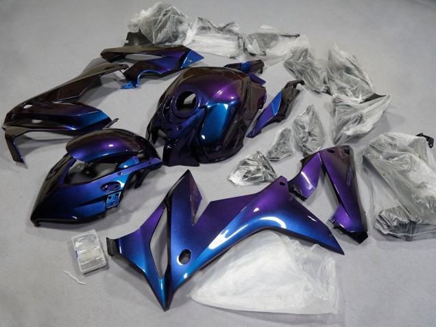 2021-2023 Chameleon Blue Purple Honda CBR650R Motorcycle Fairings Australia