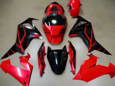 2021-2023 Red Glossy Black Stripe Honda CBR650R Motorcycle Fairings Australia