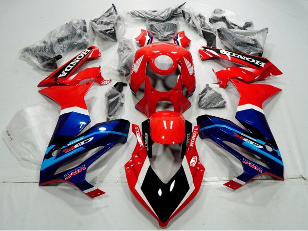 2021-2023 Red Blue HRC Honda CBR650R Motorcycle Fairings Australia