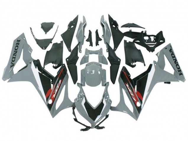 2021-2023 Nardo Grey Glossy Black Red Honda CBR650R Motorcycle Fairings Australia