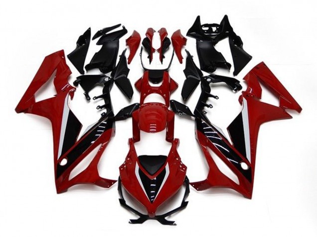 2021-2023 Maroon Red Glossy Black Honda CBR650R Motorcycle Fairings Australia
