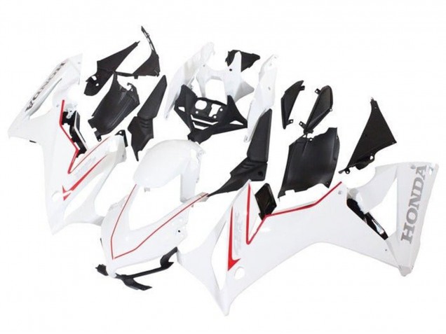 2021-2023 White Red Black Honda CBR650R Motorcycle Fairings Australia