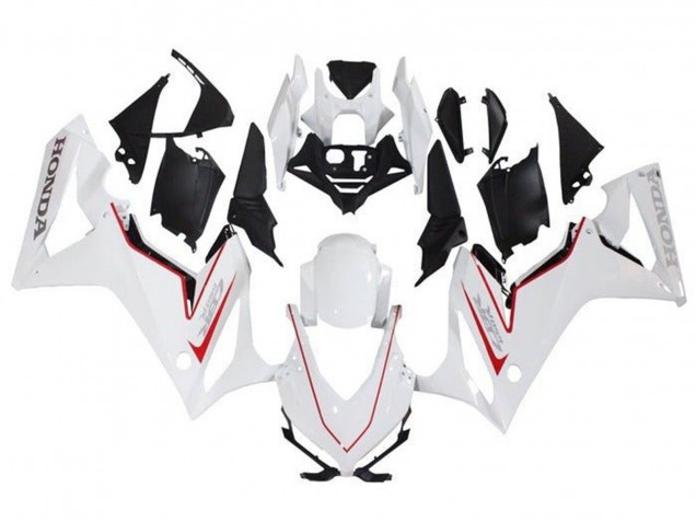 2021-2023 White Red Black Honda CBR650R Motorcycle Fairings Australia