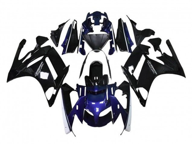 2001-2006 Glossy Black Blue Yamaha FJR1300 Motorcycle Fairings Australia