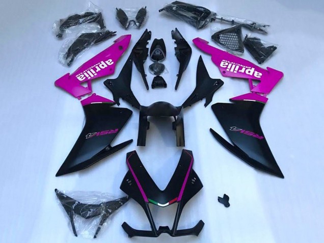 2009-2015 Matte Black Pink Aprilia RSV4 1000 Motorcycle Fairings Australia