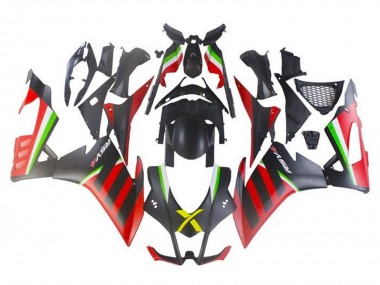 2009-2015 Matte Black Red Green Stripe Aprilia RSV4 1000 Motorcycle Fairings Australia