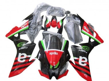 2009-2015 Red Green Black Stripe Aprilia RSV4 1000 Motorcycle Fairings Australia