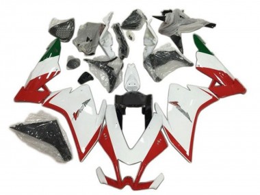 2009-2015 Red White Green Aprilia RSV4 1000 Motorcycle Fairings Australia