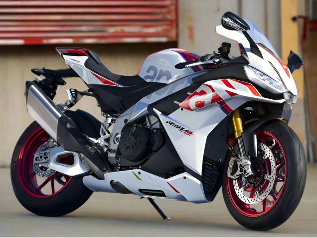 2021-2024 White Red Blue Aprilia RSV4 1100 Motorcycle Fairings Australia