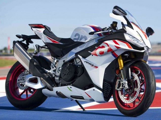 2021-2024 White Red Blue Aprilia RSV4 1100 Motorcycle Fairings Australia