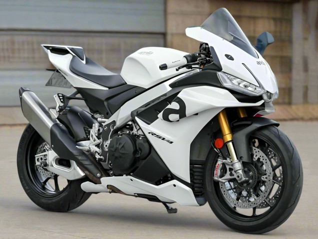 2021-2024 White Aprilia RSV4 1100 Motorcycle Fairings Australia
