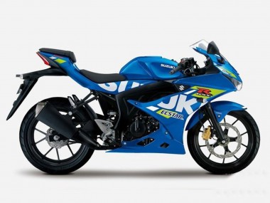 2017-2025 Blue Yellow Ecstar Suzuki GSXR125 Motorcycle Fairings Australia