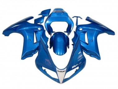 2003-2013 Blue White Suzuki SV650 Motorcycle Fairings Australia