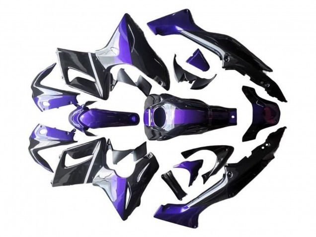 2002-2006 Silver Purple Glossy Black Honda CBR125R Motorcycle Fairings Australia