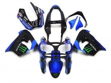 2002-2003 Blue Black Green Monster Kawasaki ZX9R Motorcycle Fairings Australia