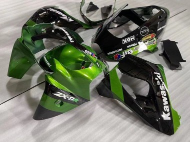 2002-2003 Green Black Elf Kawasaki ZX9R Motorcycle Fairings Australia