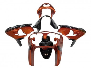 2002-2003 Orange Black Kawasaki ZX9R Motorcycle Fairings Australia
