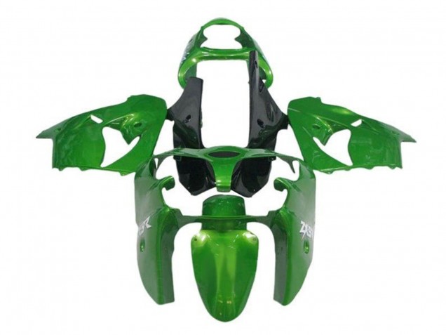 2002-2003 Green Black Kawasaki ZX9R Motorcycle Fairings Australia