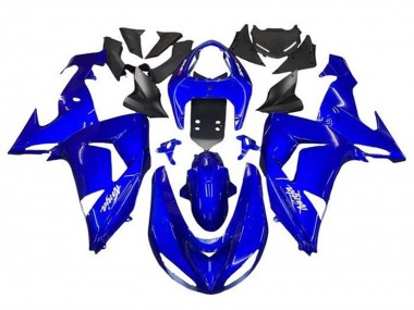 2006-2007 Blue White Kawasaki ZX10R Motorcycle Fairings Australia